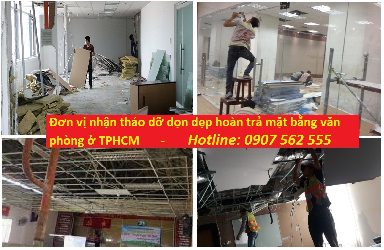 Tháo dỡ trả mặt bằng